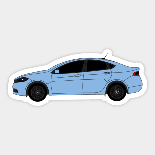 Dodge Dart Winter Chill Sticker Sticker